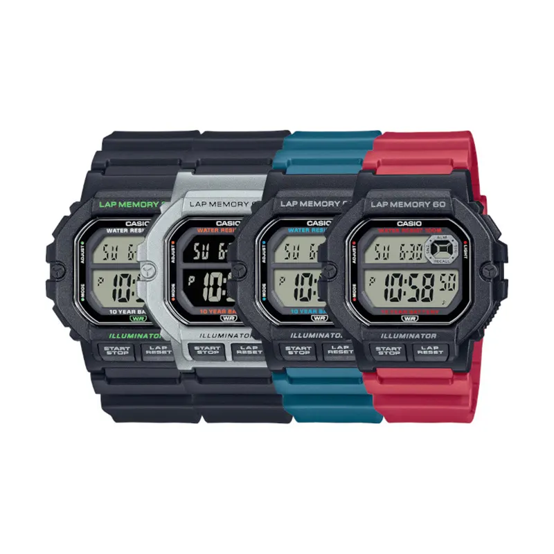 Casio Youth General Grey Dial Men's Watch- WS-1400H-4AV